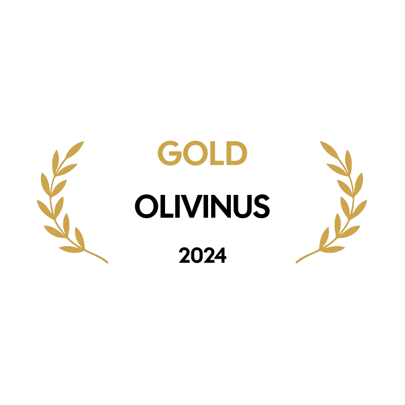 Gold Olivinus 2024 award on a white background